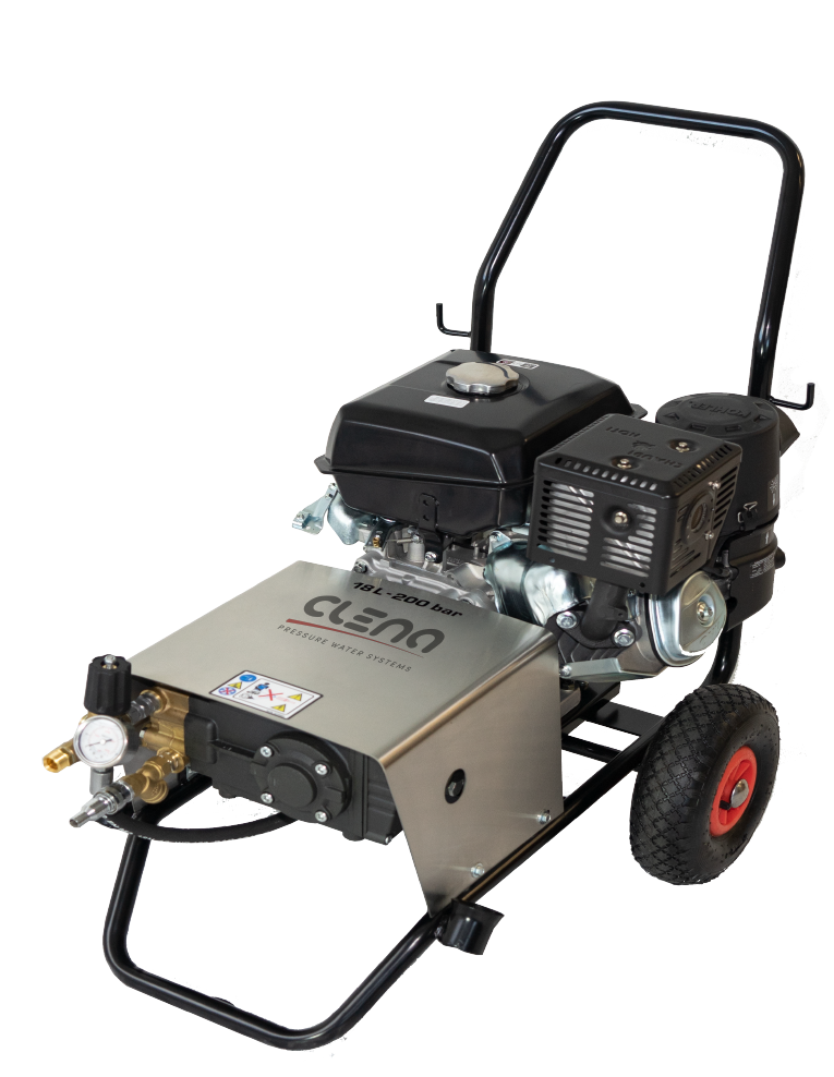 CLENA Hochdruckreiniger für Profis mit BenzinmotorHigh pressure washer for professionals petrol engine BMK