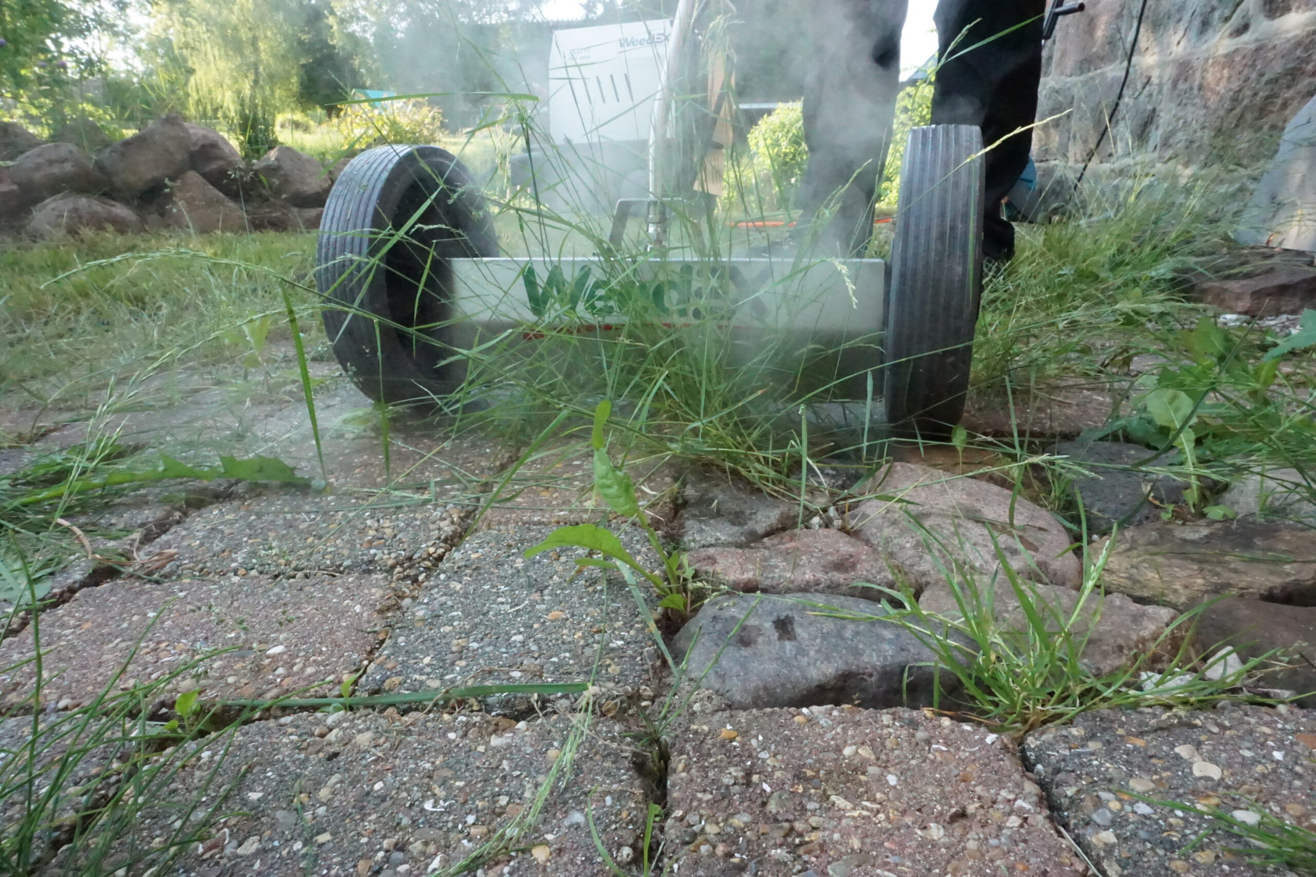 CLENA Hochdruckreiniger für Profis Heißwasser weedex High pressure washer for professionals hot water